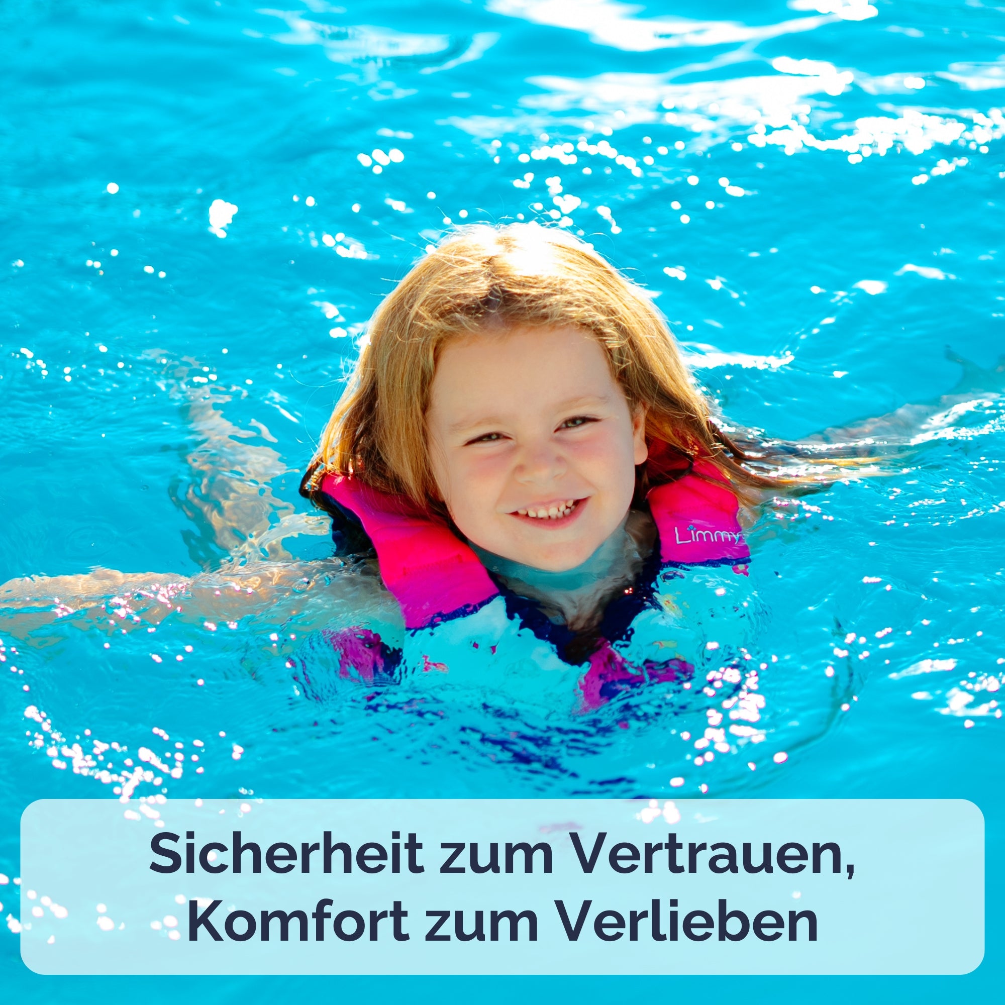Premium Neopren-Schwimmweste – Gänseblümchen-Pink