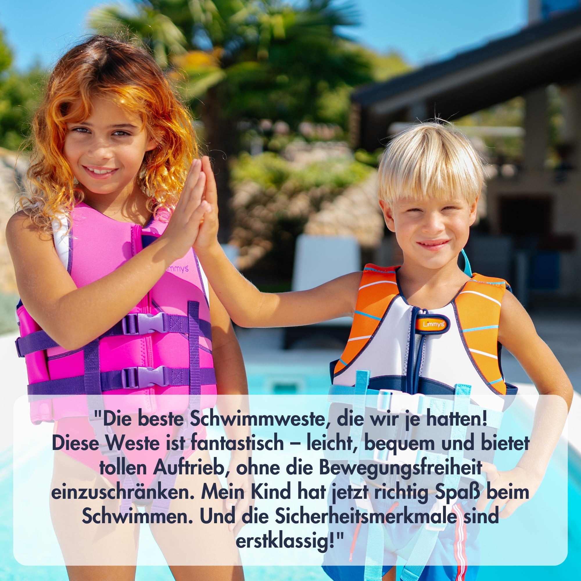 Premium Neopren-Schwimmweste – Beeren-Pink