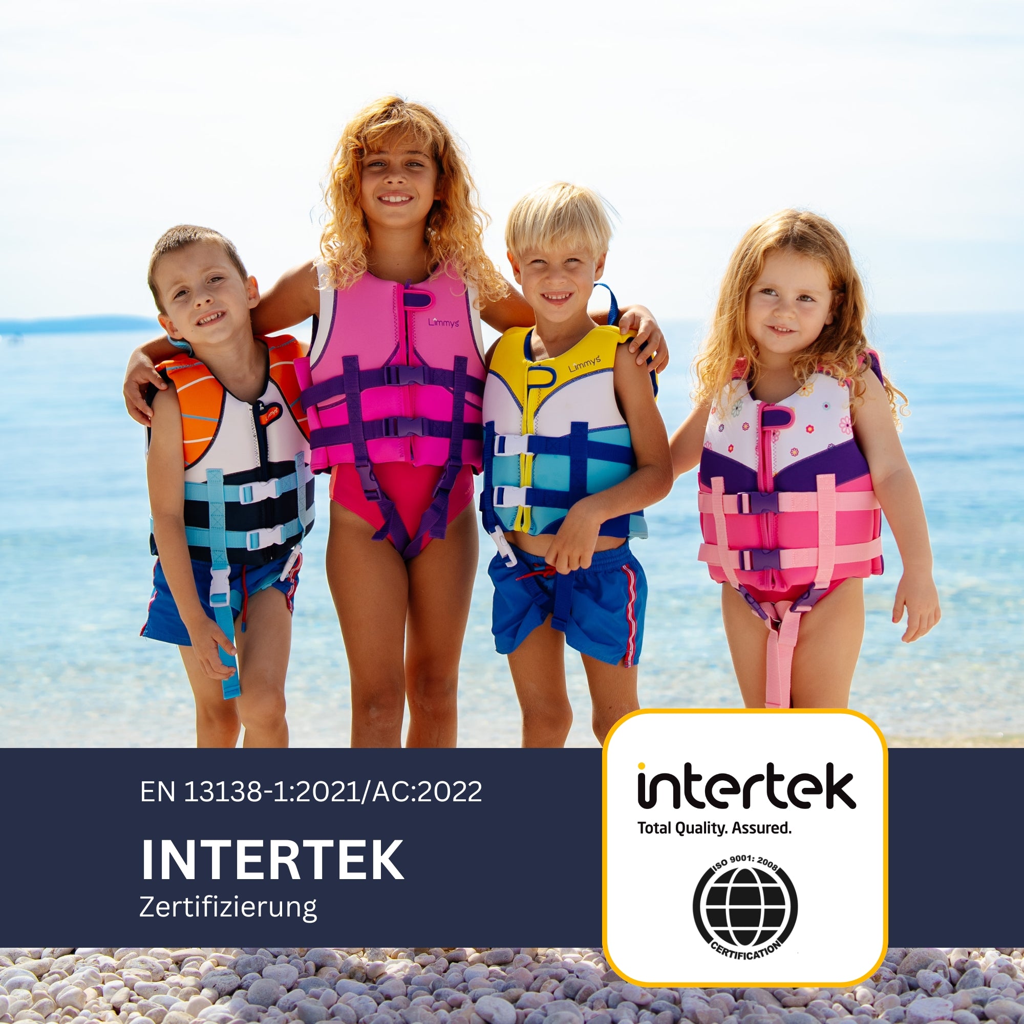 Premium Neopren-Schwimmweste – Beeren-Pink