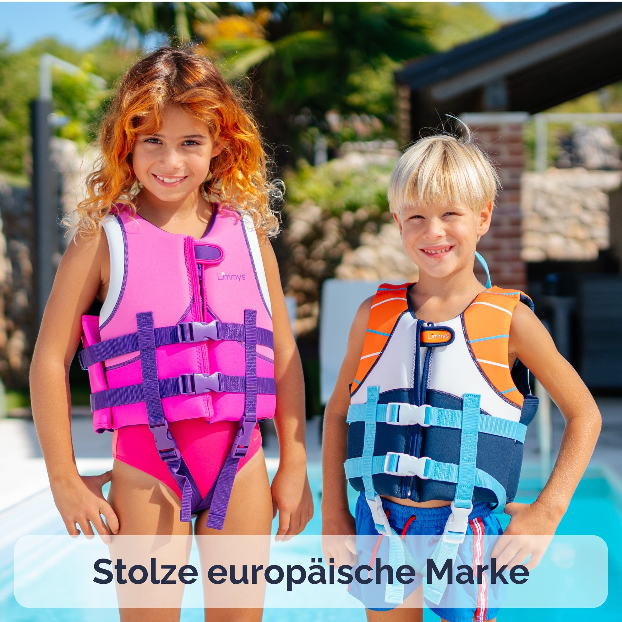 Premium Neopren-Schwimmweste – Beeren-Pink