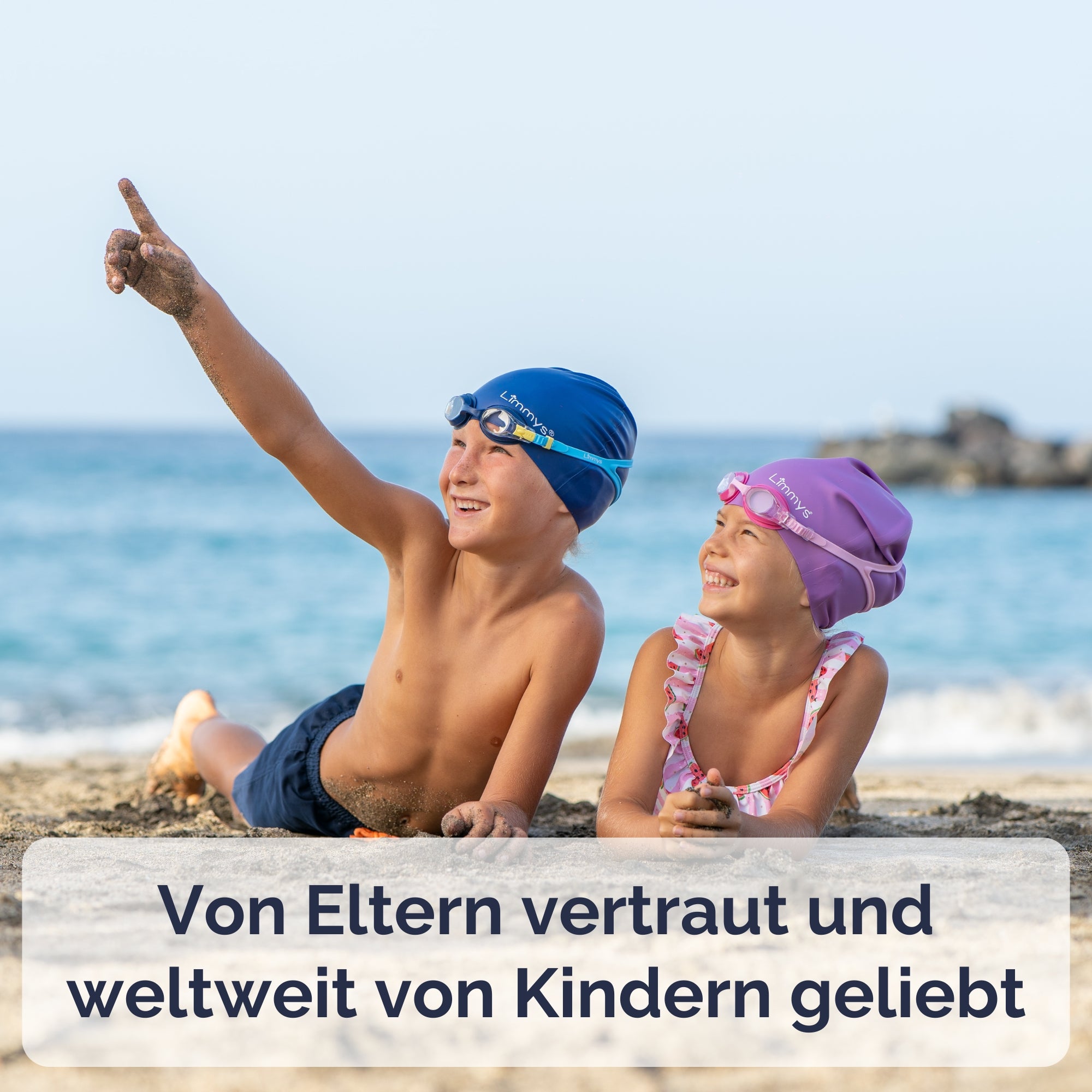 Premium Schwimmbrille für Kinder – Blau