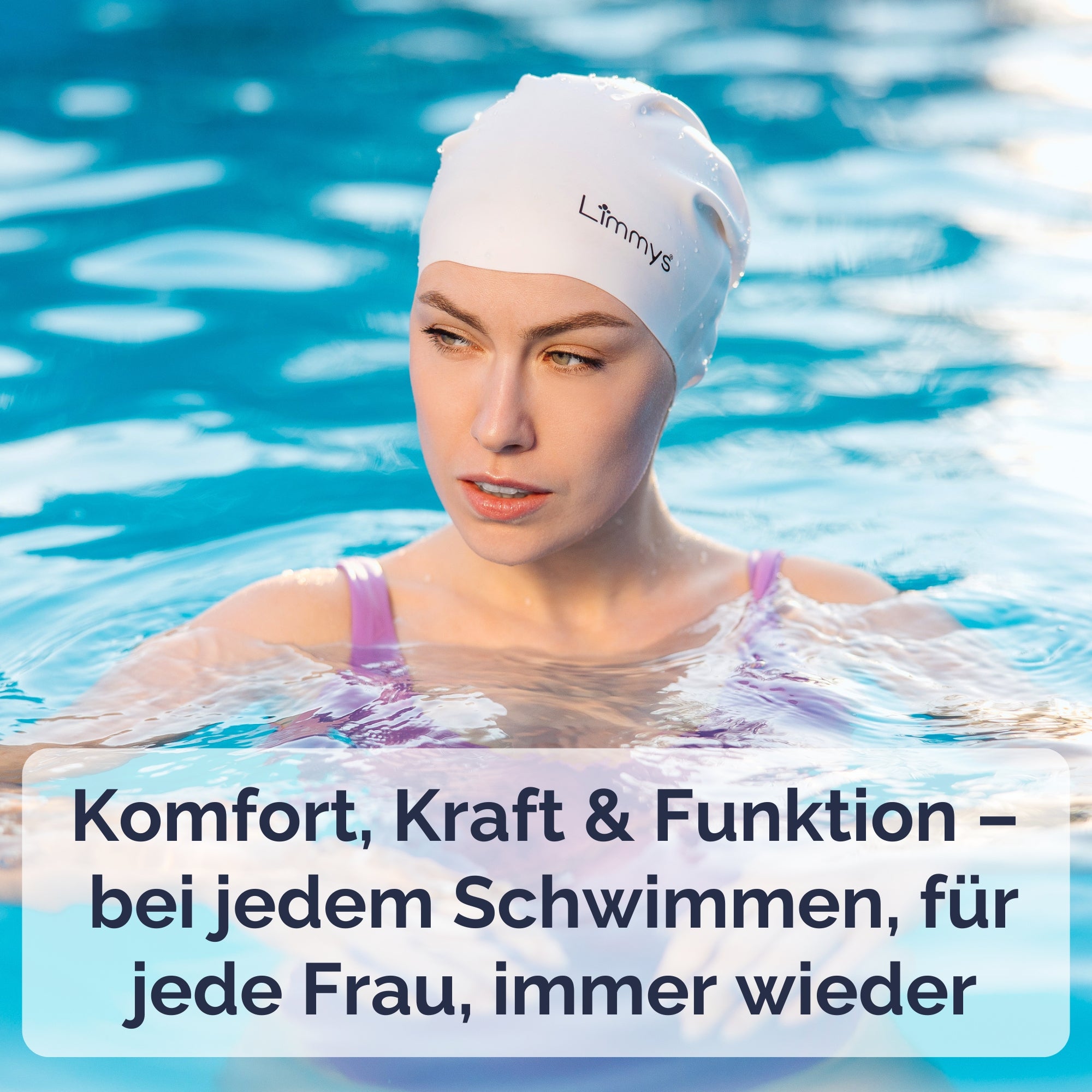 Premium Schwimmkappen für Damen