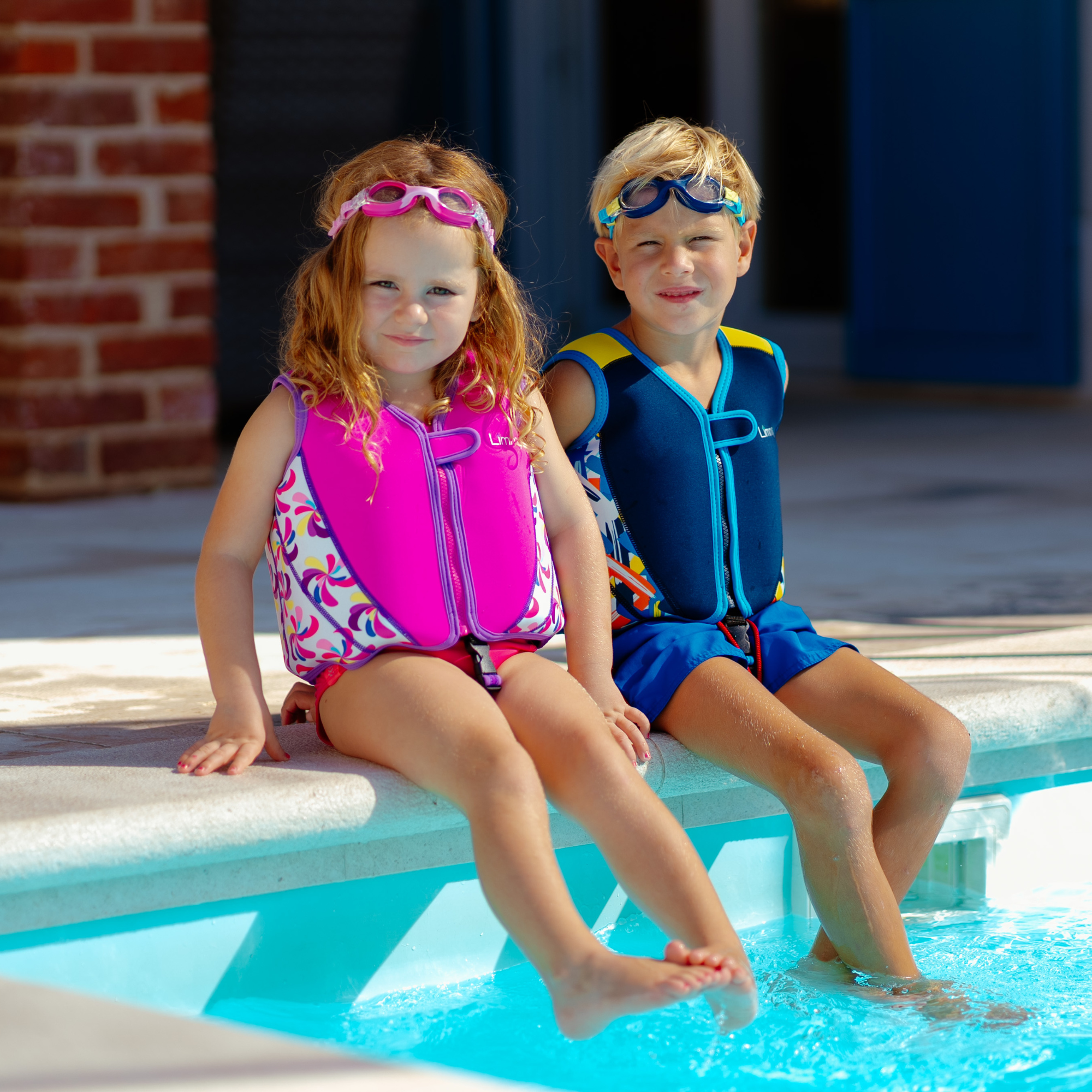 Premium Neopren-Schwimmweste – Marineblau