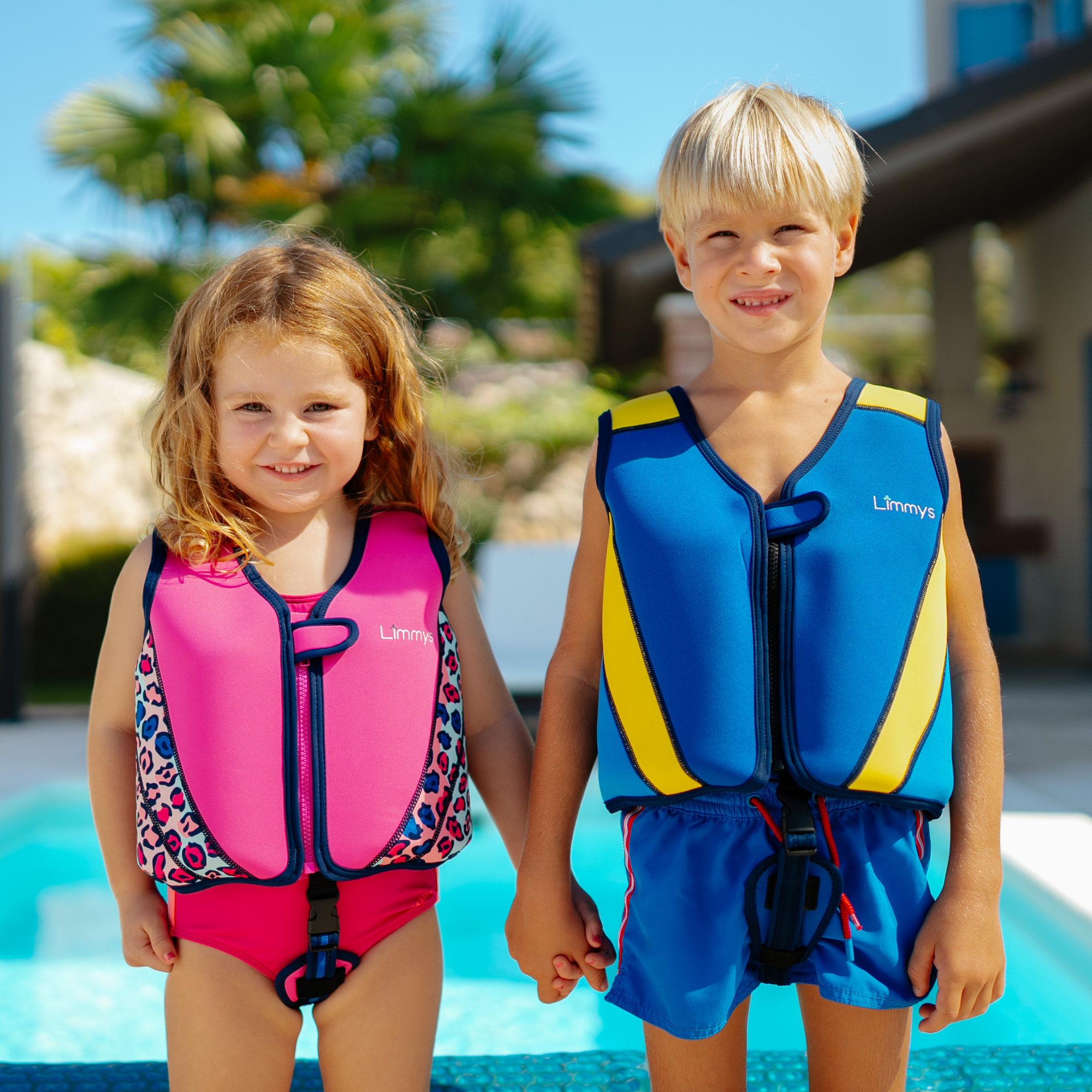 Premium Neopren-Schwimmweste – Royalblau