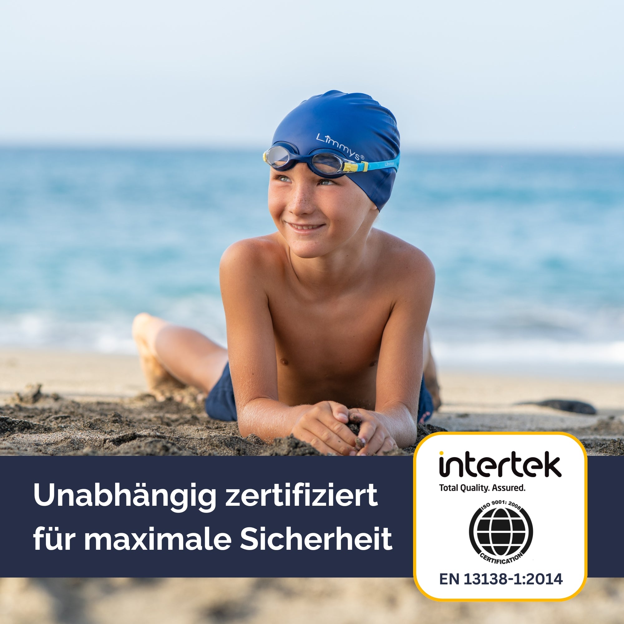 Premium Schwimmbrille für Kinder – Blau