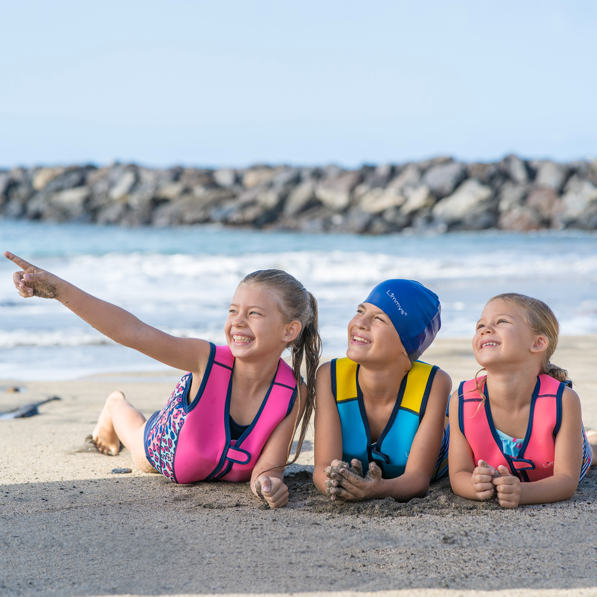 Premium Neopren-Schwimmweste – Blüten-Pink