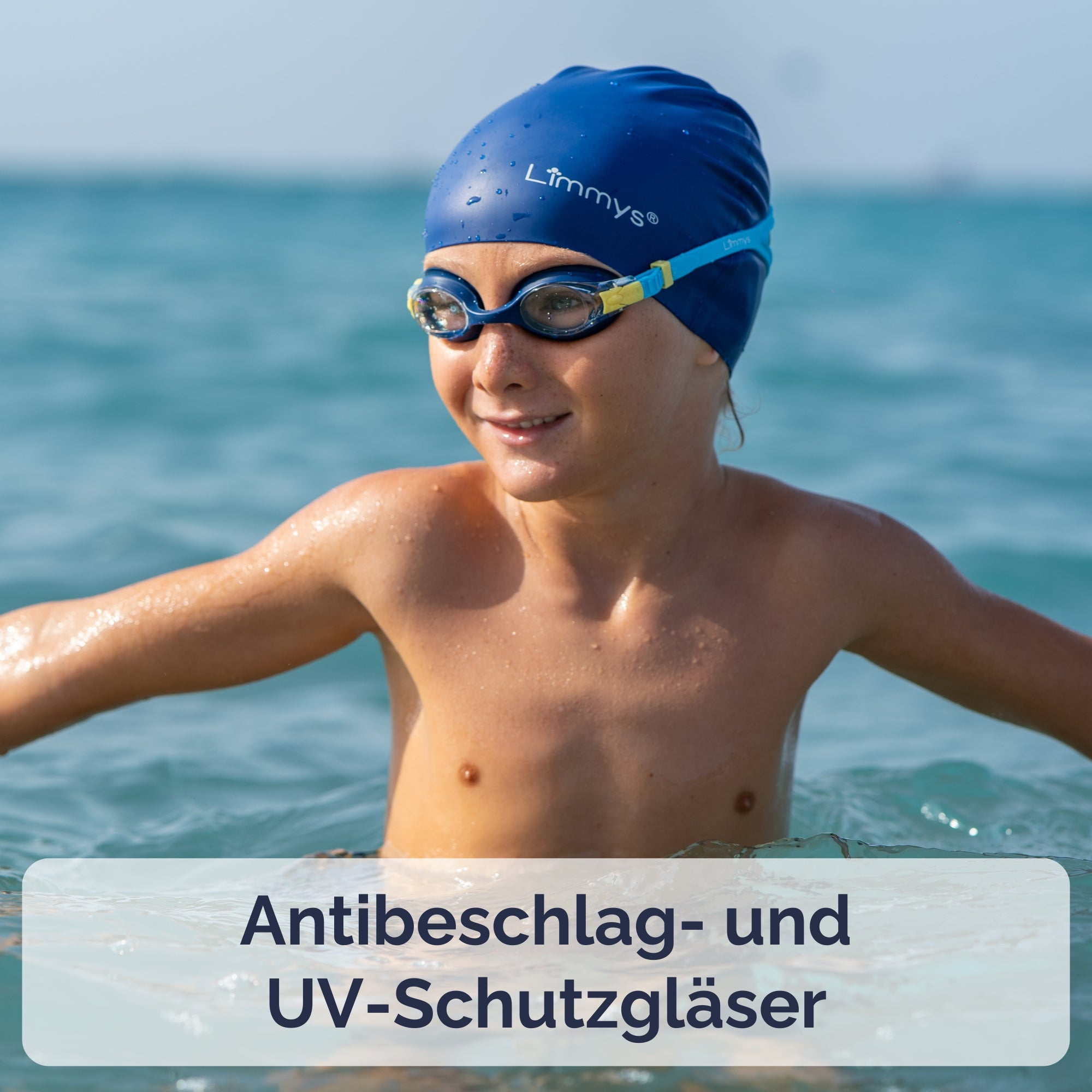 Premium Schwimmbrille für Kinder – Blau