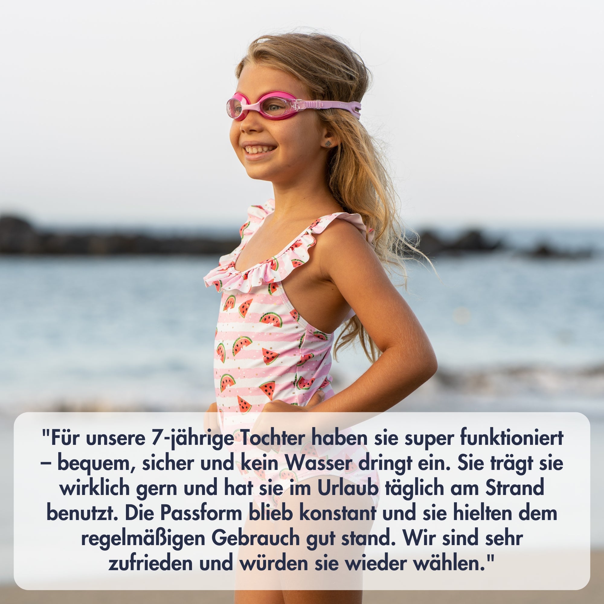 Premium Schwimmbrille für Kinder – Rosa