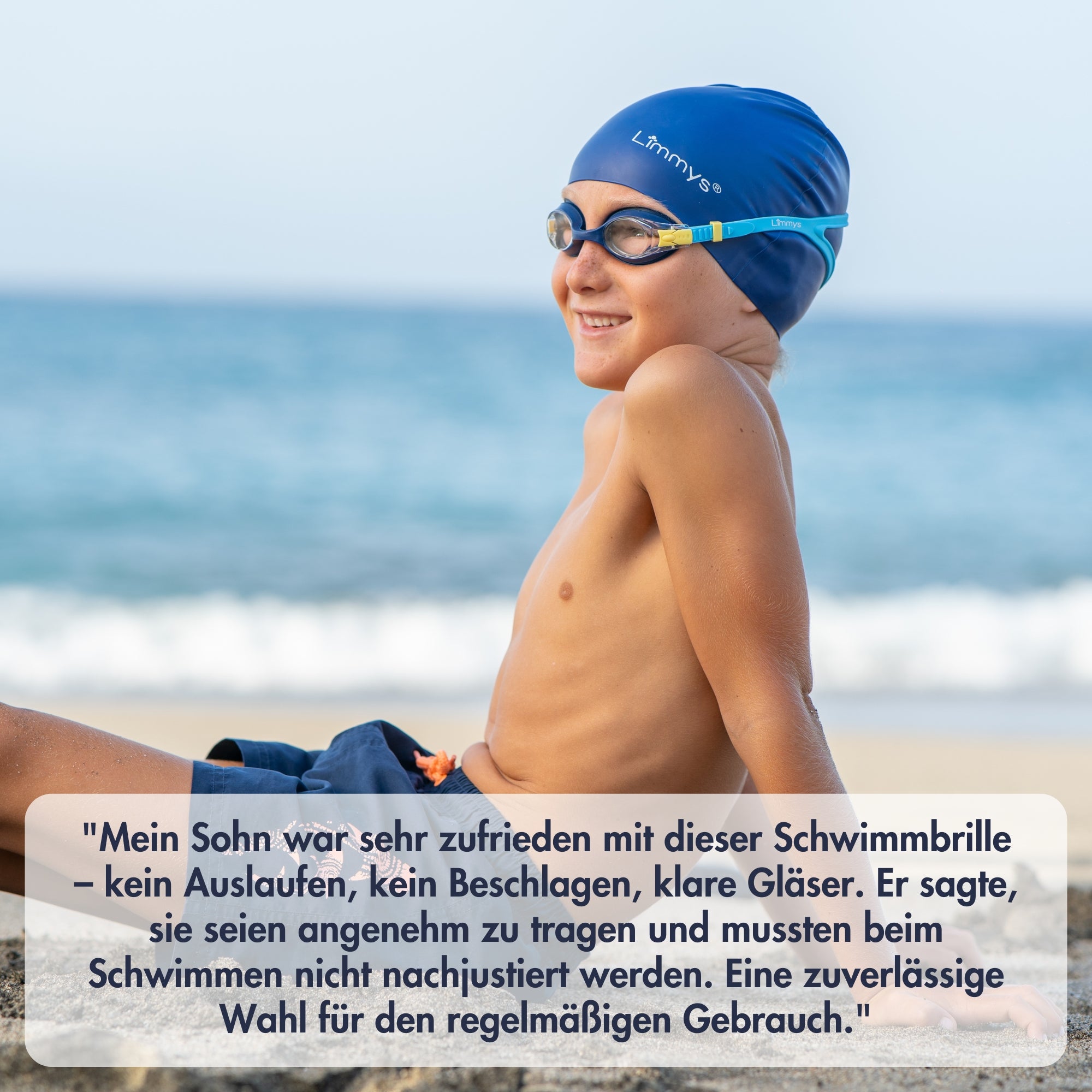 Premium Schwimmbrille für Kinder – Blau