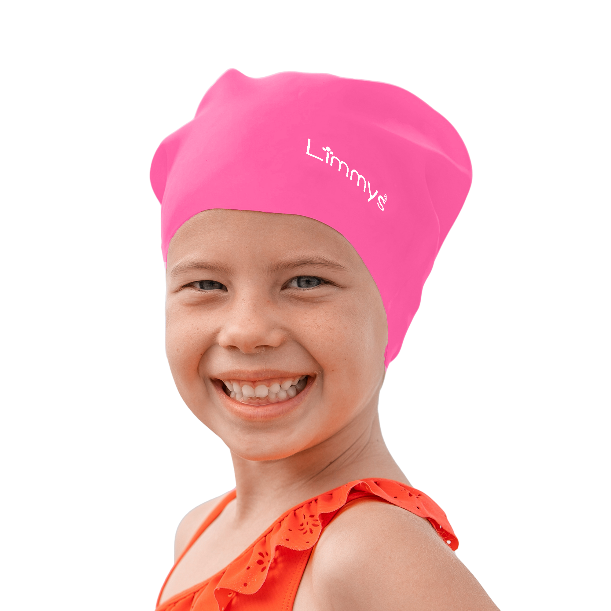 Premium Schwimmkappen für Kinder mit langem Haar