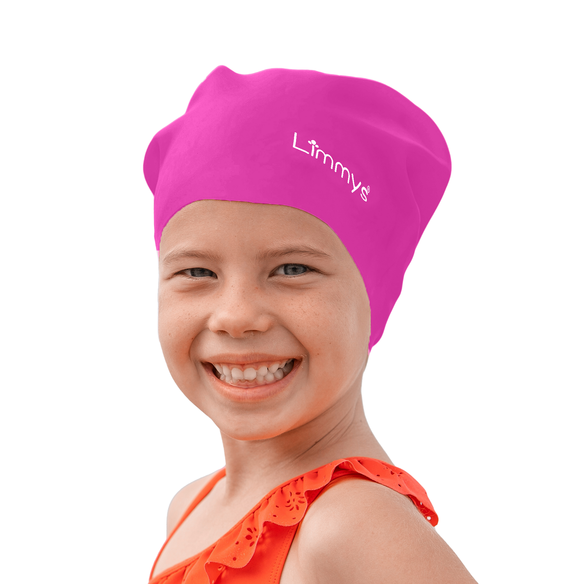 Premium Schwimmkappen für Kinder mit langem Haar