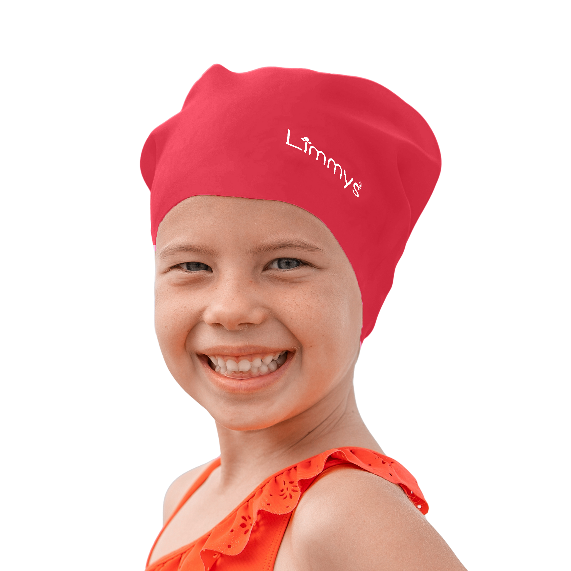 Premium Schwimmkappen für Kinder mit langem Haar