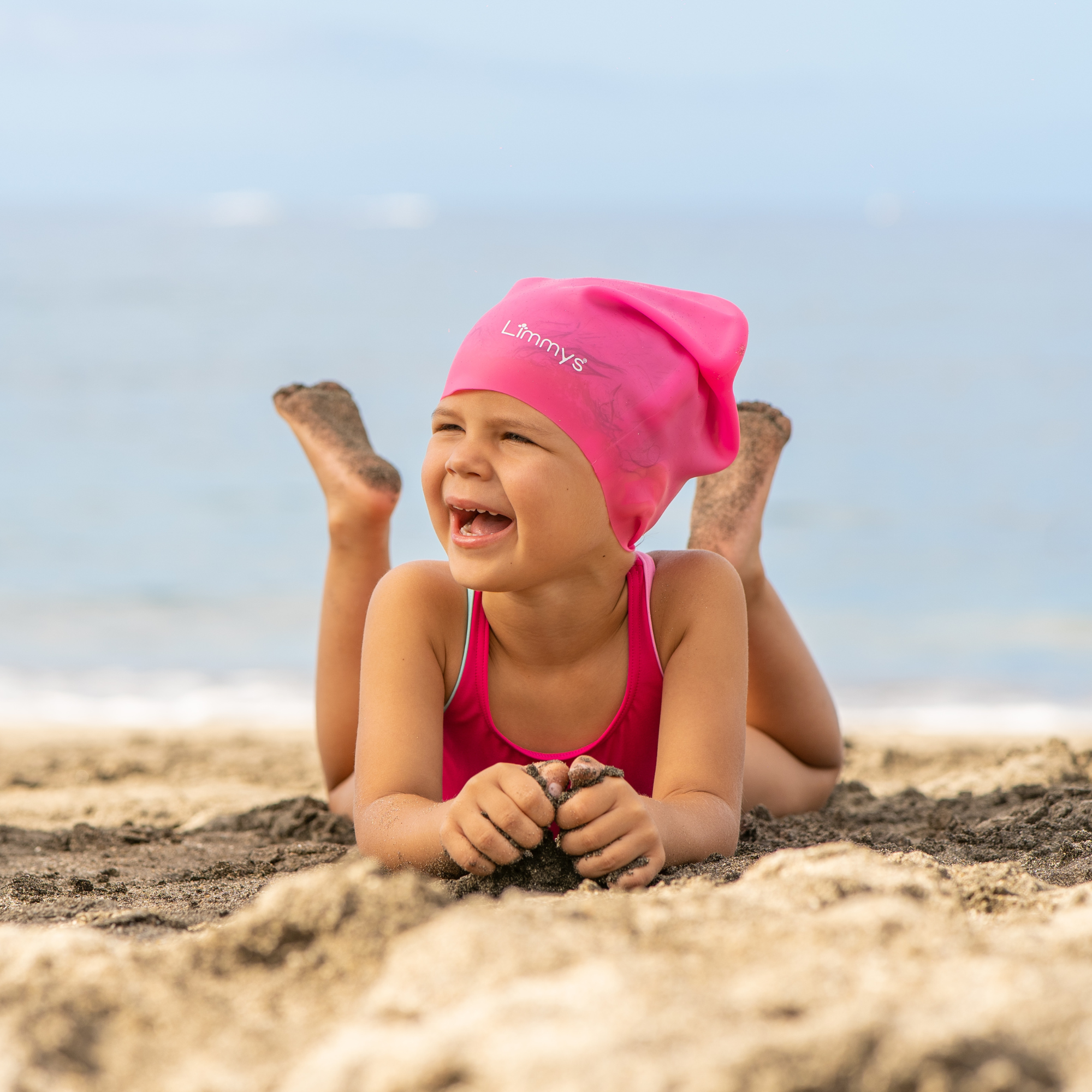 Premium Schwimmkappen für Kinder mit langem Haar