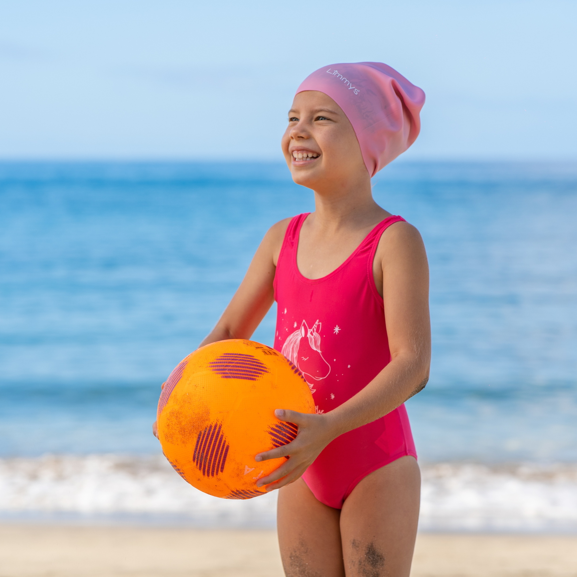 Premium Schwimmkappen für Kinder mit langem Haar