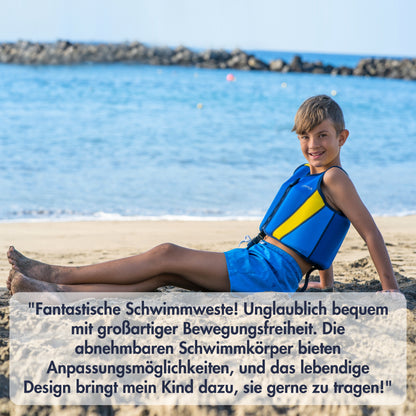 Premium Neopren-Schwimmweste – Royalblau