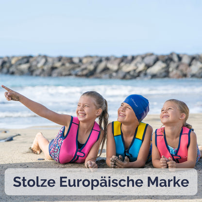 Premium Neopren-Schwimmweste – Azurblau