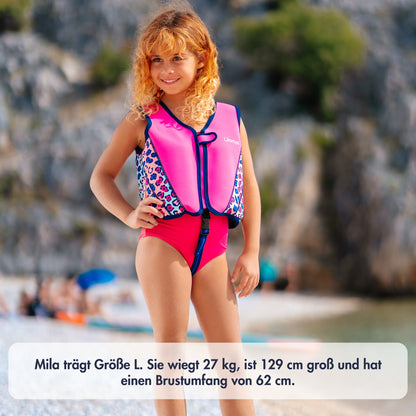 Premium Neopren-Schwimmweste – Neongrün