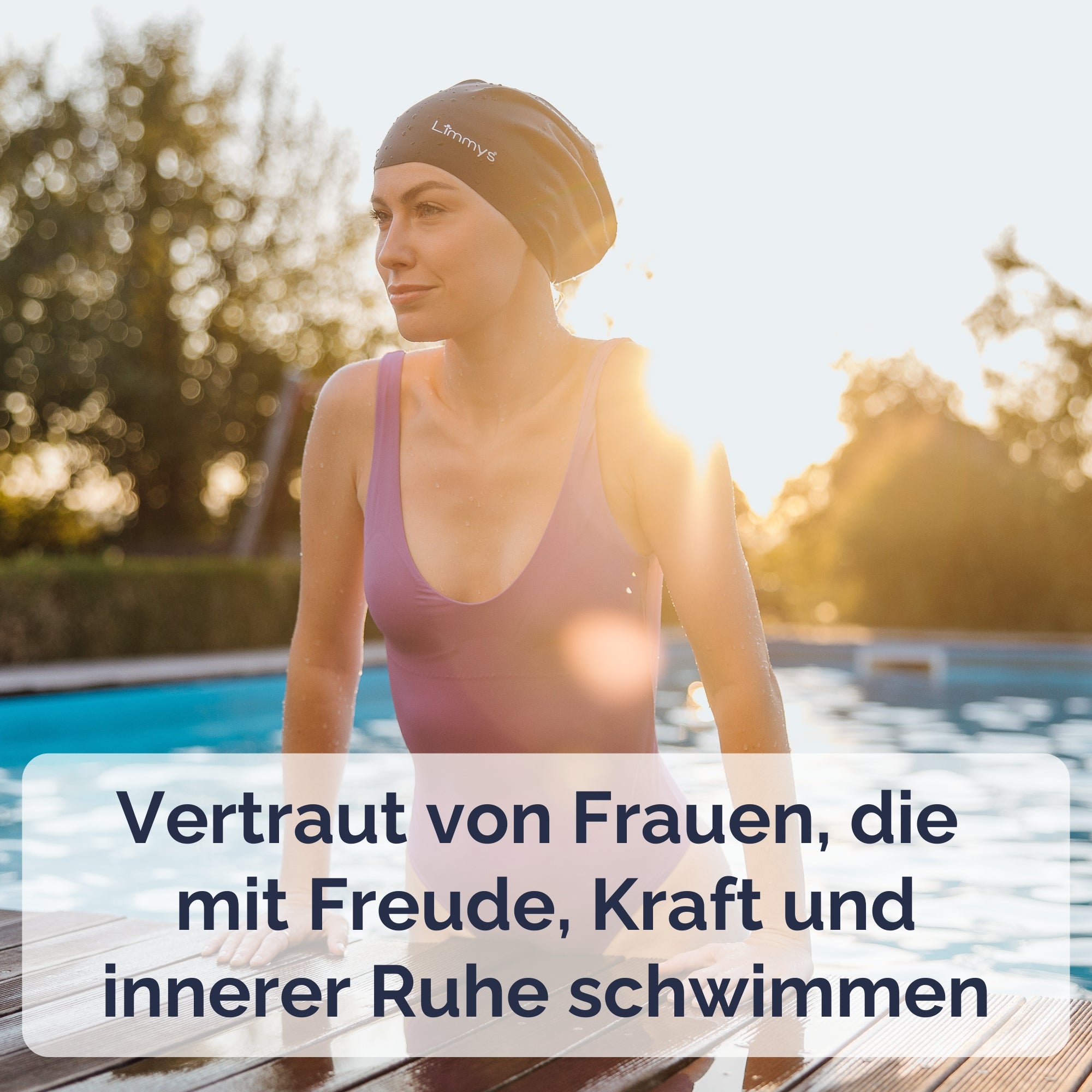 Premium Schwimmkappen für Damen mit langem Haar