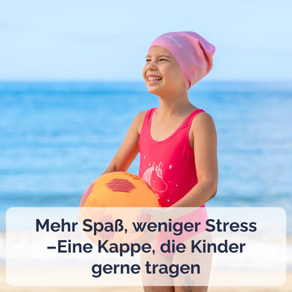 Premium Schwimmkappen für Kinder mit langem Haar