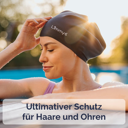 Premium Schwimmkappen für Damen mit langem Haar