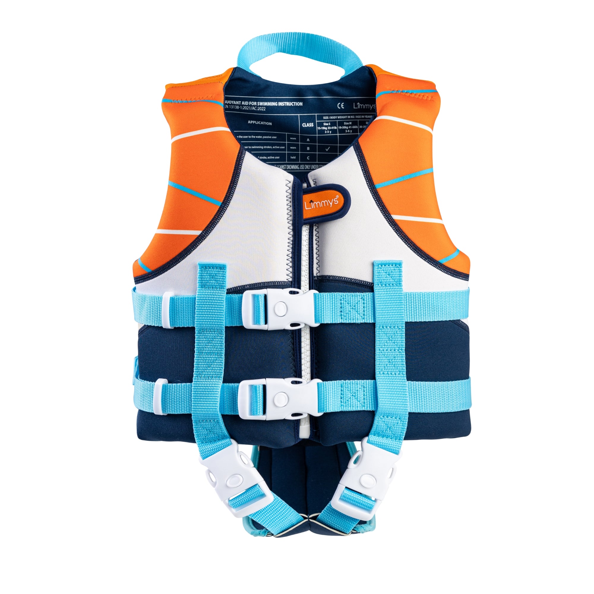 Premium Neopren-Schwimmweste – Sonnenuntergang Blau